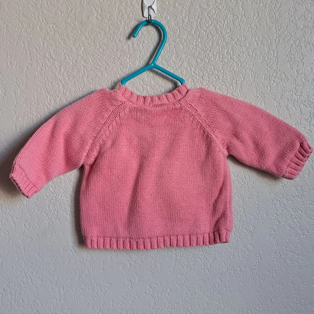 Gap Girls Pink Sweater Size Newborn